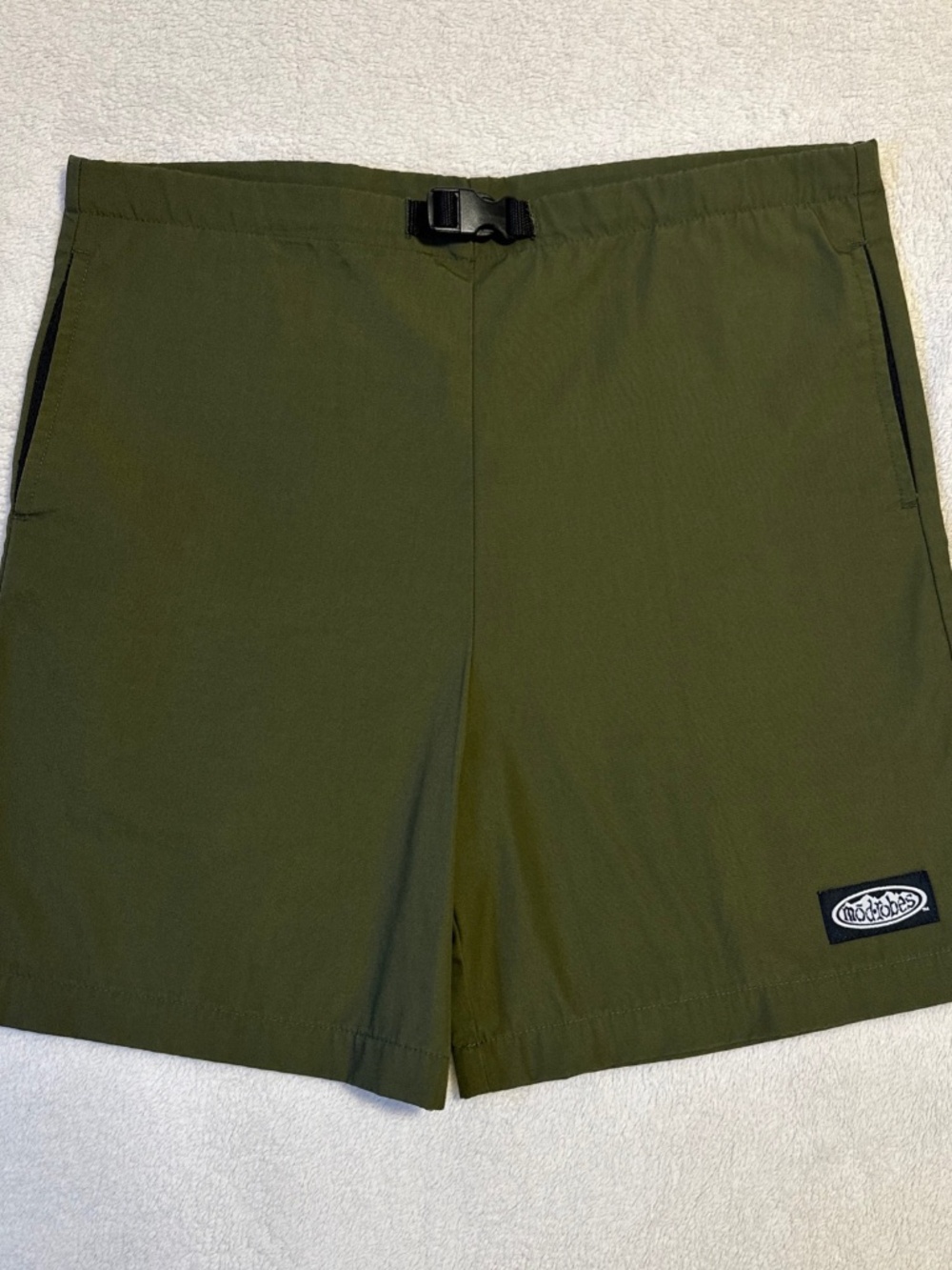 Vintage 90s Modrobes Utility Shorts Small Green Gorpcore Skater Y2K Streetwear